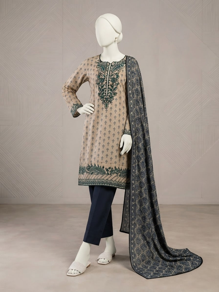 Lawn Chikankari Stitched
