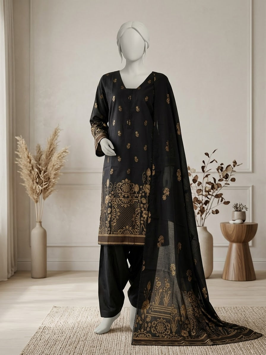 Lawn Jacquard 3-Piece