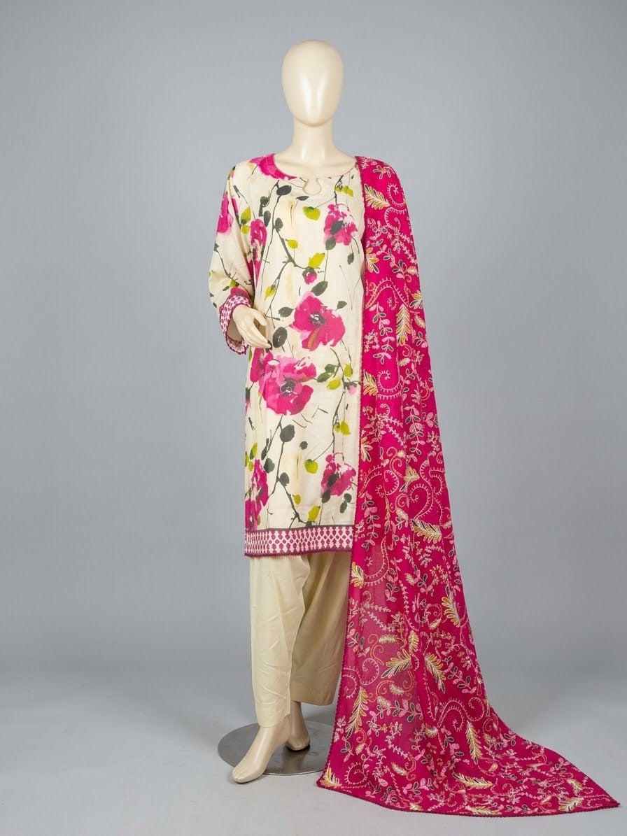 Linen 3-Piece Printed