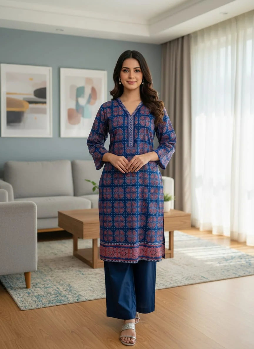 Lawn 2-Piece Stitched