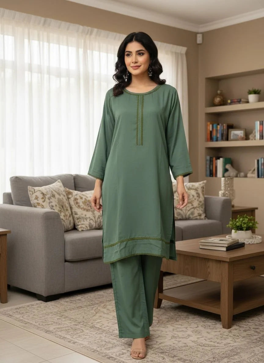 Linen Printed 2PC Stitched