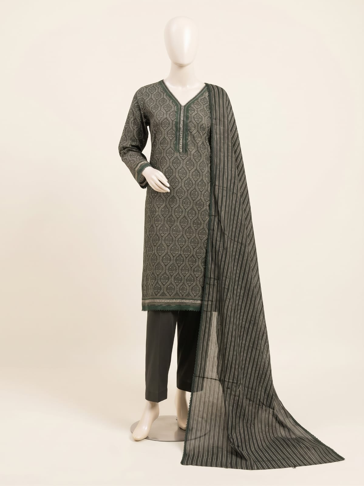 Lawn Printed Stitched