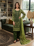 Lawn Chiffon Dupatta Stitched