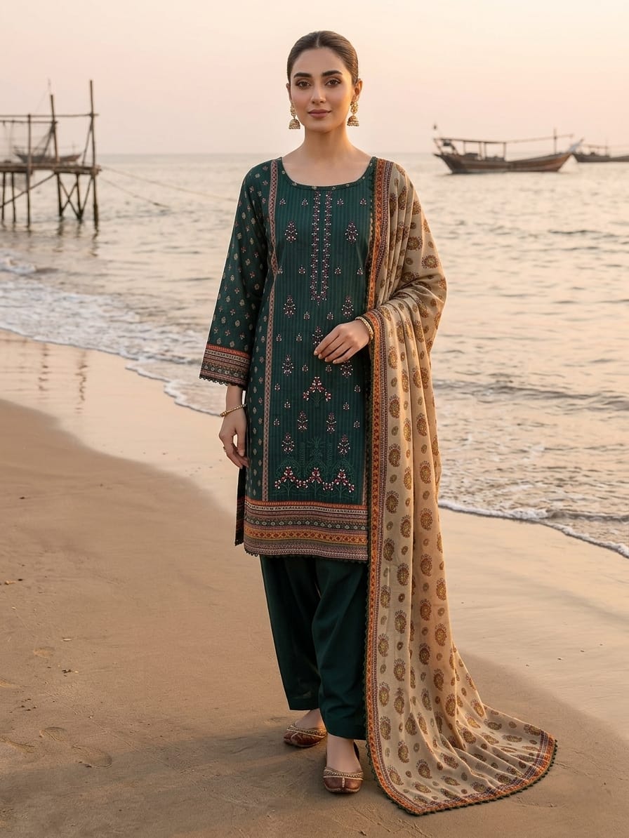 Lawn Embroidered