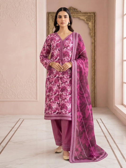 Khaddar 3PC Stitched