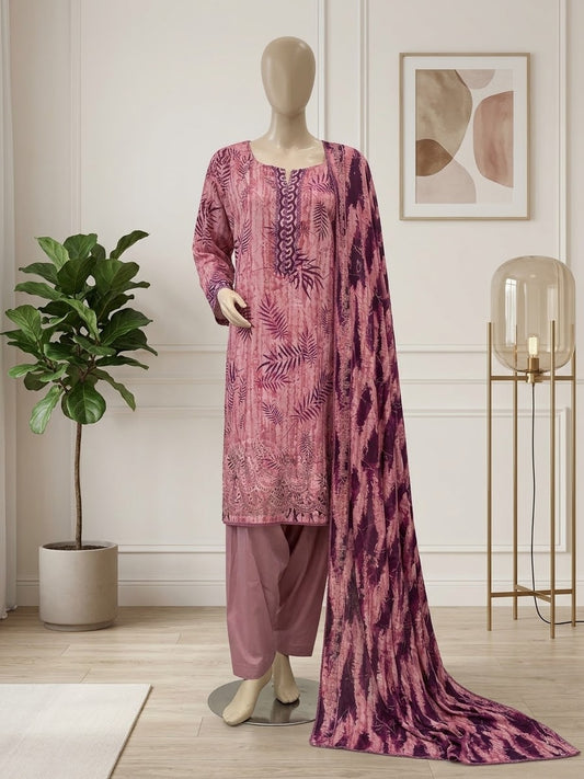 Linen Chikankari 3PC