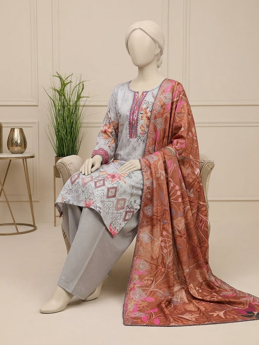 Linen Chikankari 3PC