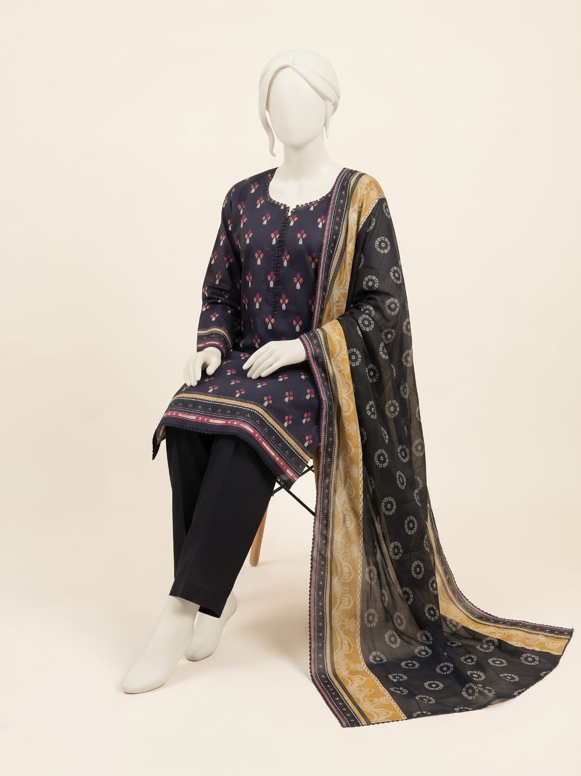 Lawn Printed Stitched
