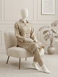 Linen Printed 2PC Length 48