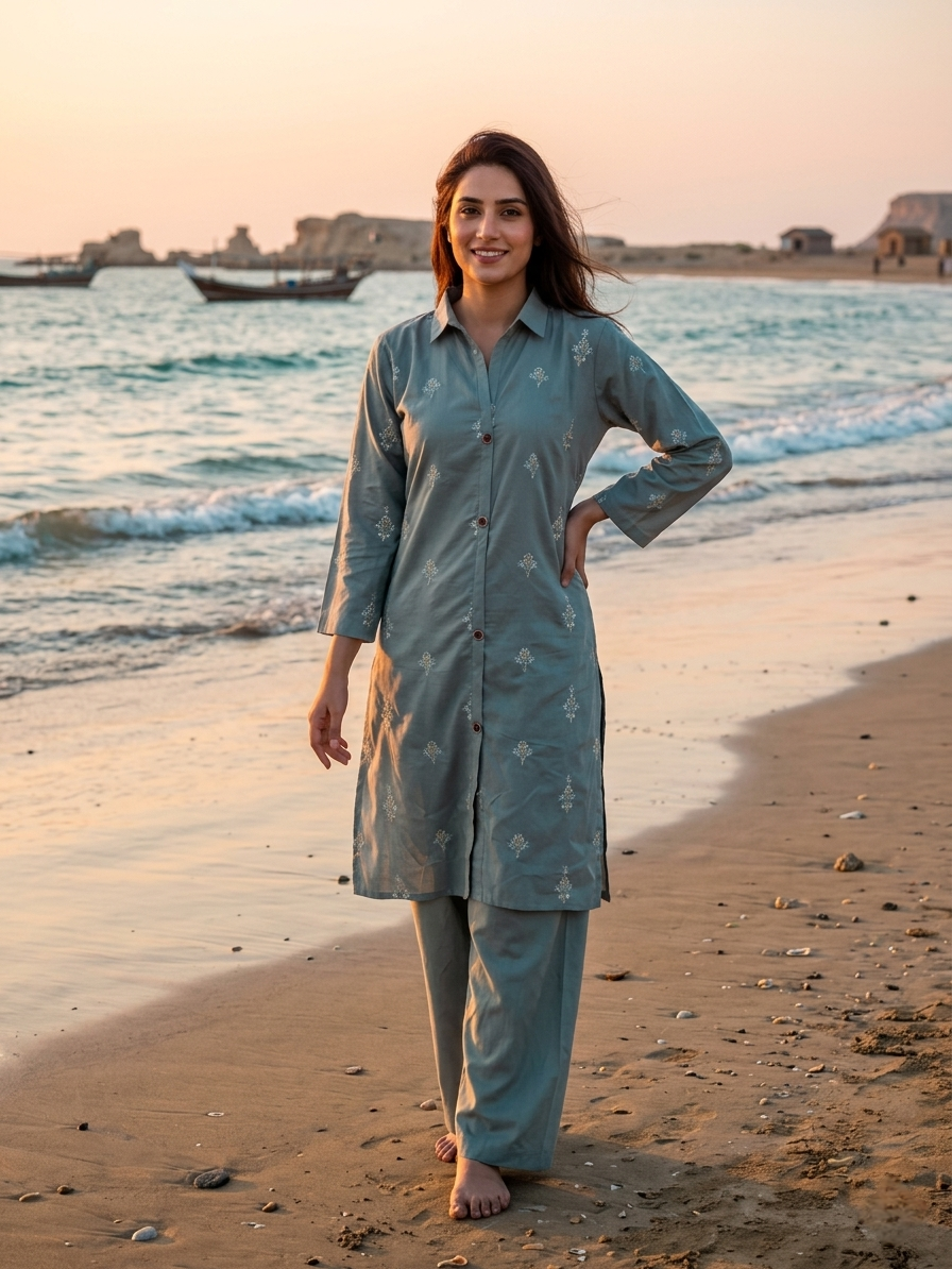 Lawn Embroidered 2PC