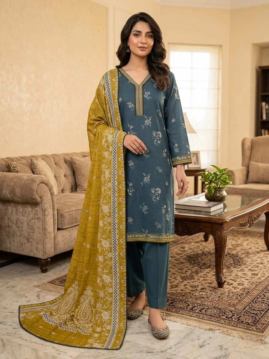 Lawn Printed Stitched