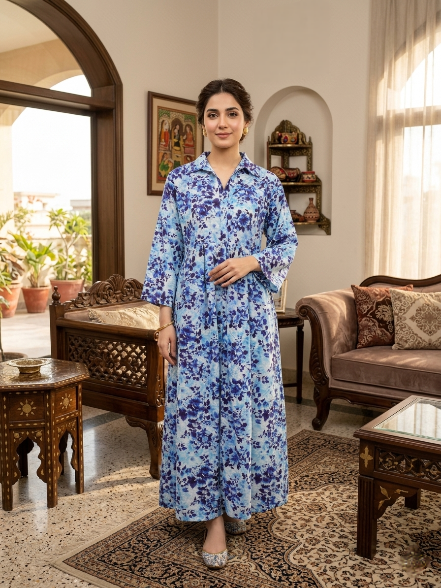 Lawn Stitched Frock