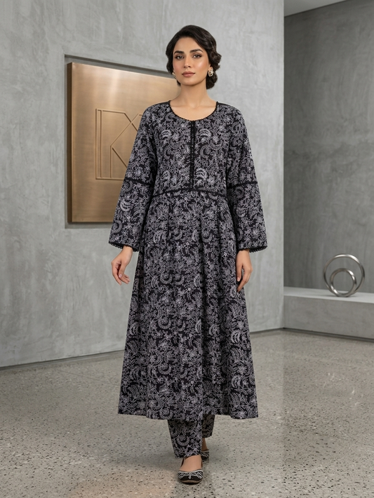 Lawn Stitched Frock