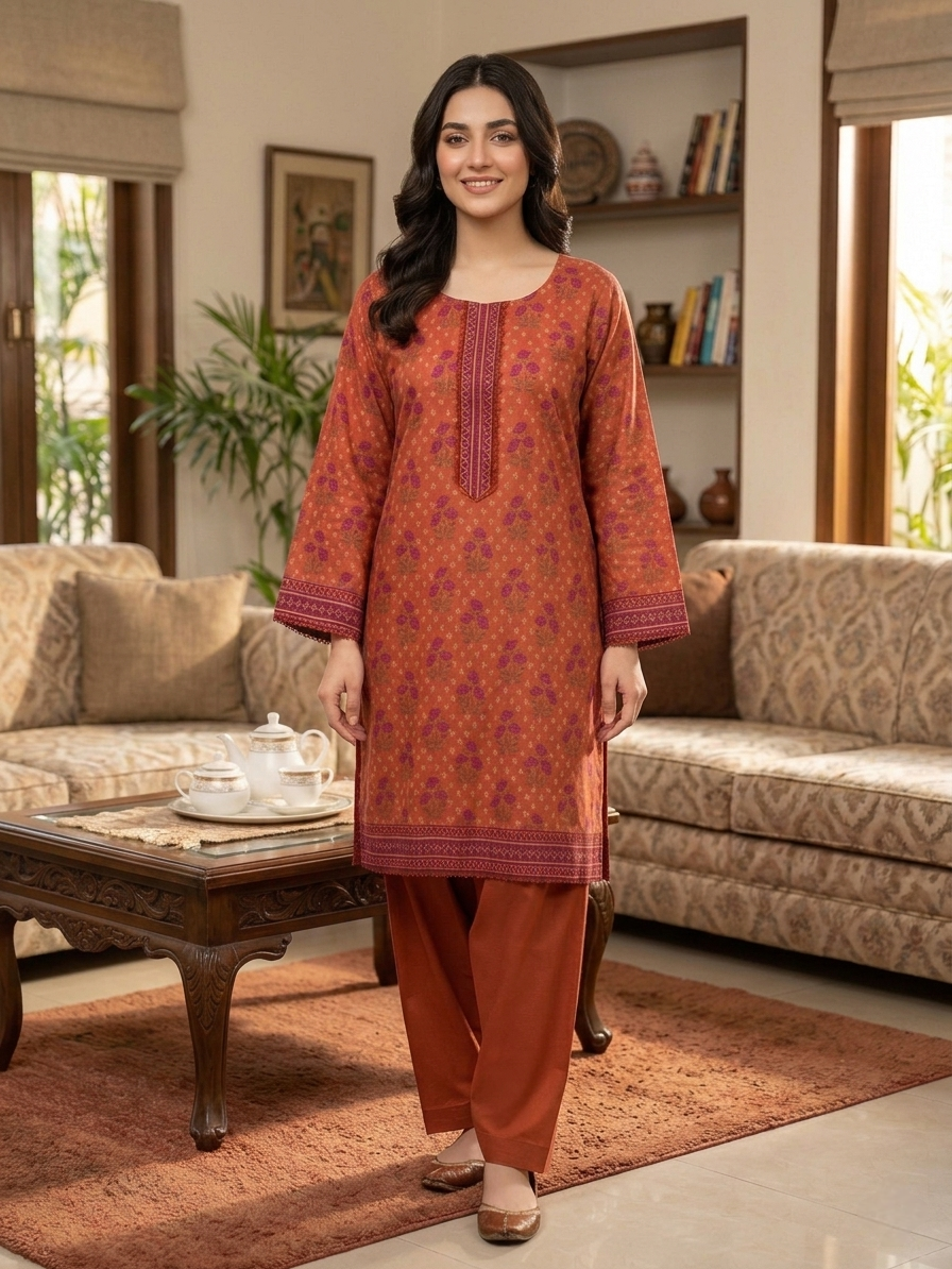 Lawn 2-Piece Stitched