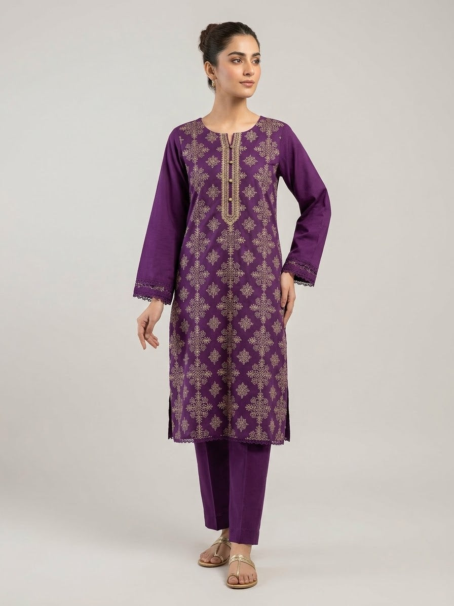Lawn Embroidered 2PC