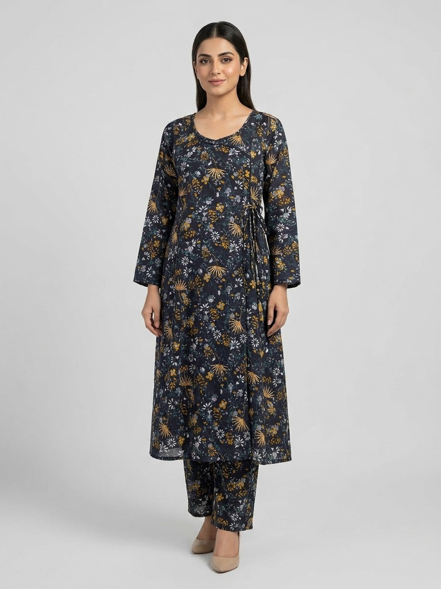Lawn Stitched Frock