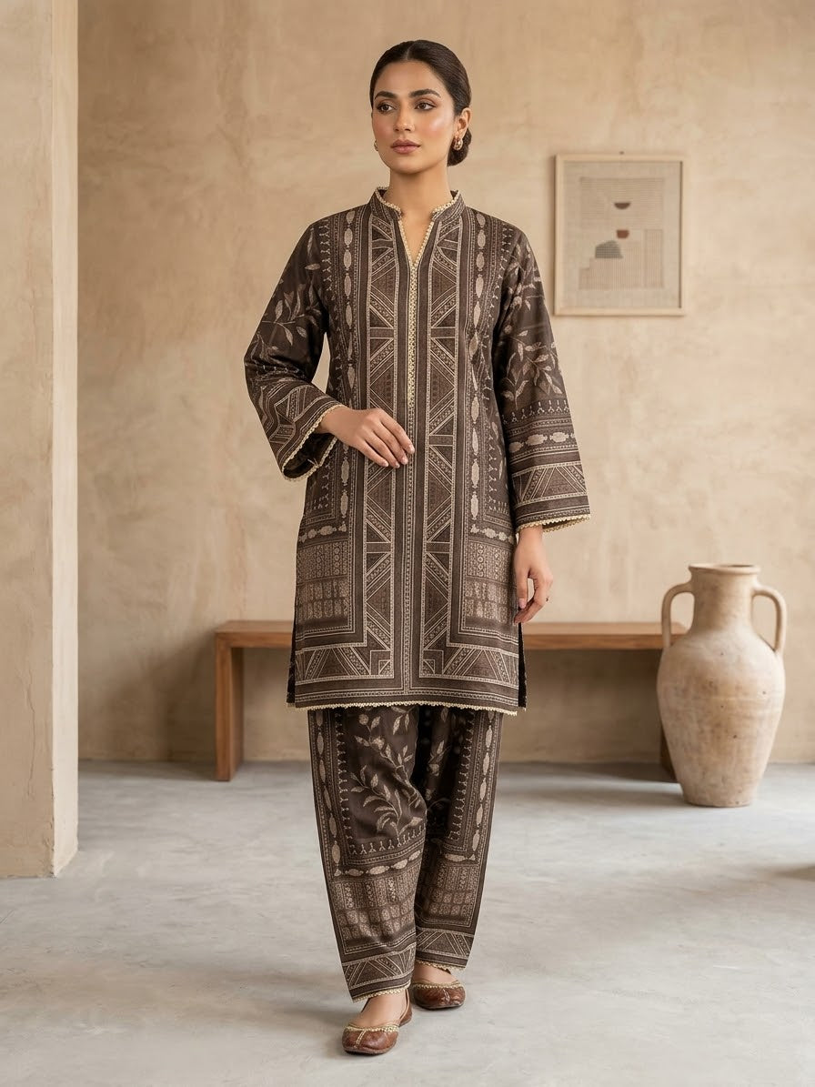 Linen Printed 2PC Co-Ord