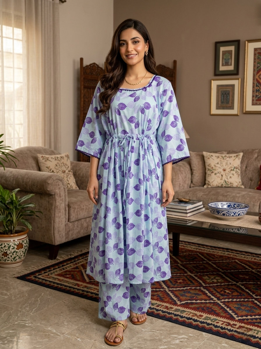 Lawn Stitched Frock