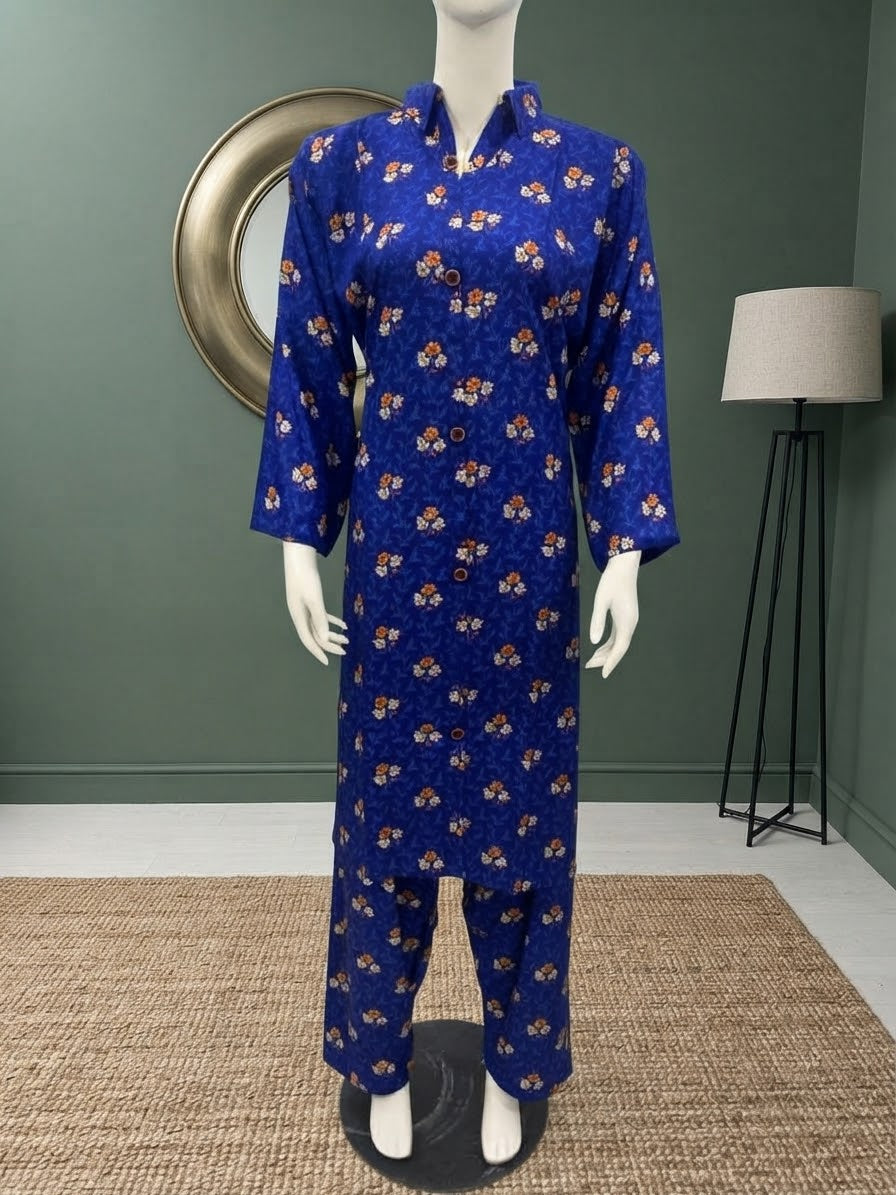 Linen Printed 2PC Length 48