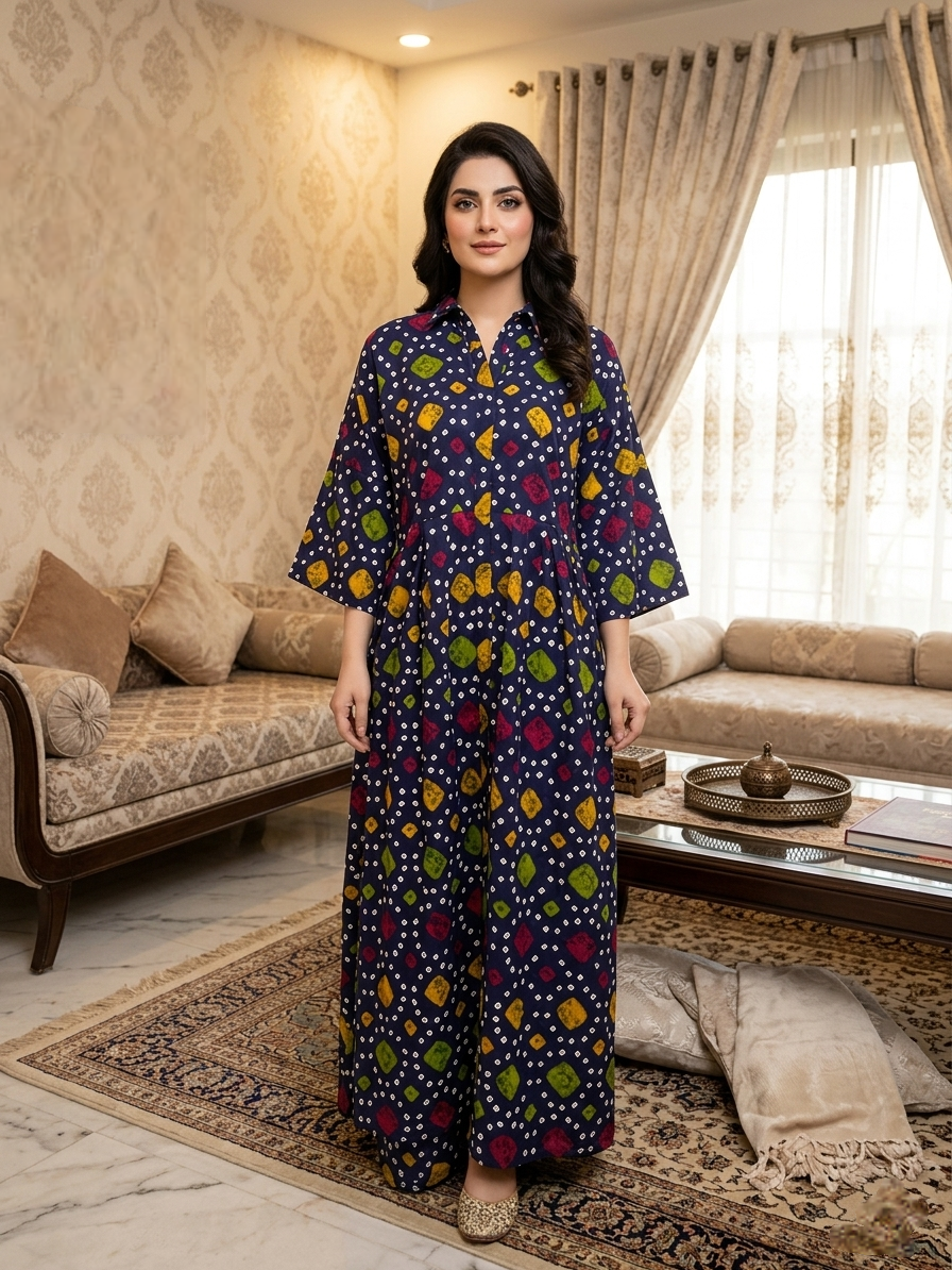 Lawn Stitched Frock