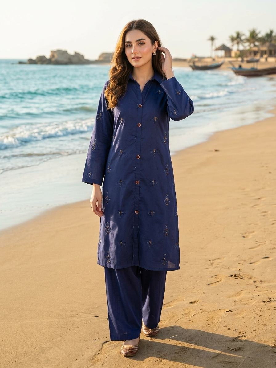 Lawn Embroidered 2PC