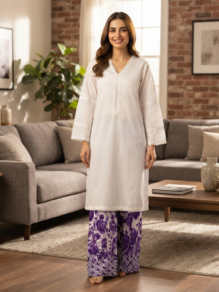 Lawn Farshi Shalwar