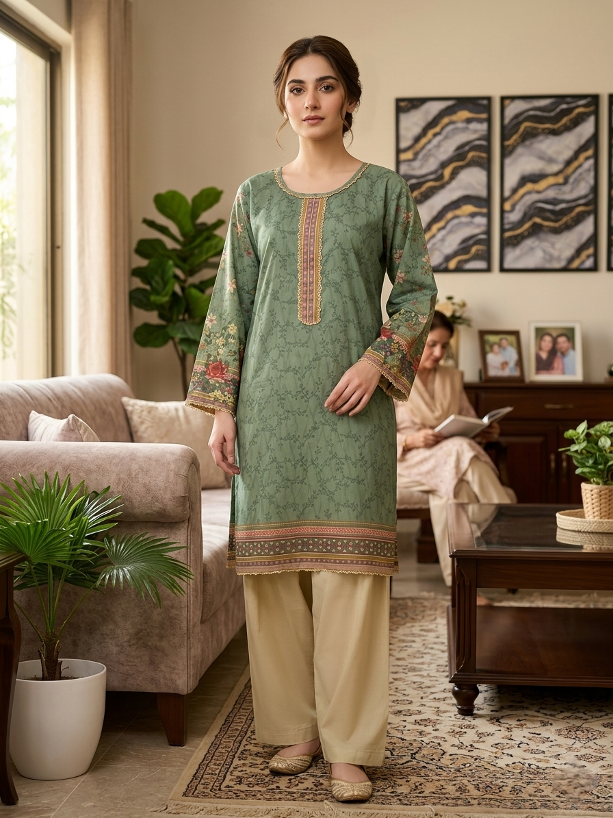 Lawn 2-Piece Stitched