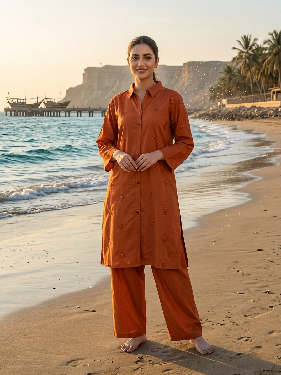 Lawn Embroidered 2PC