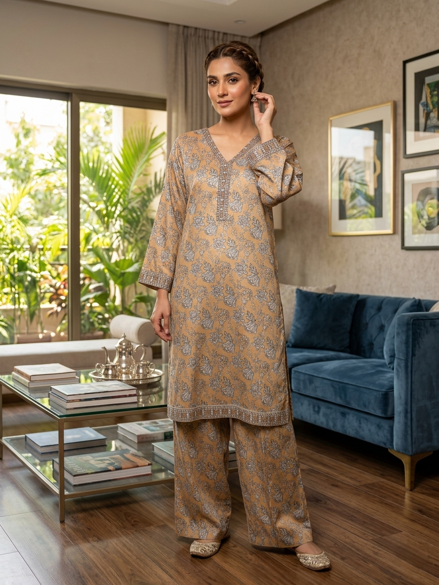 Lawn 2-Piece Stitched