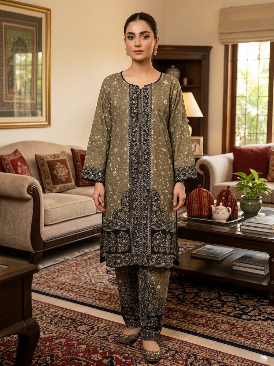 Linen Printed 2PC Co-Ord