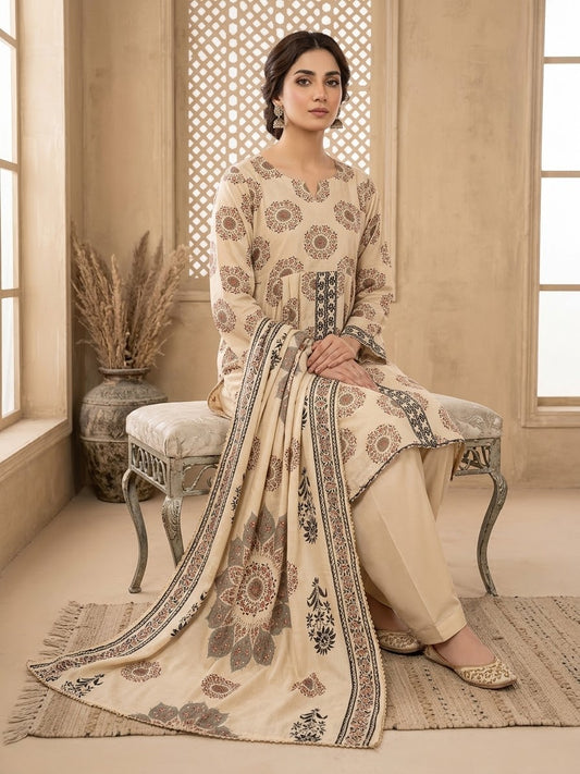 Linen 3-Piece Printed