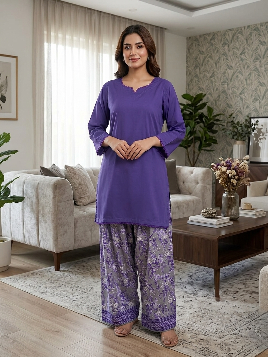 Lawn Farshi Shalwar