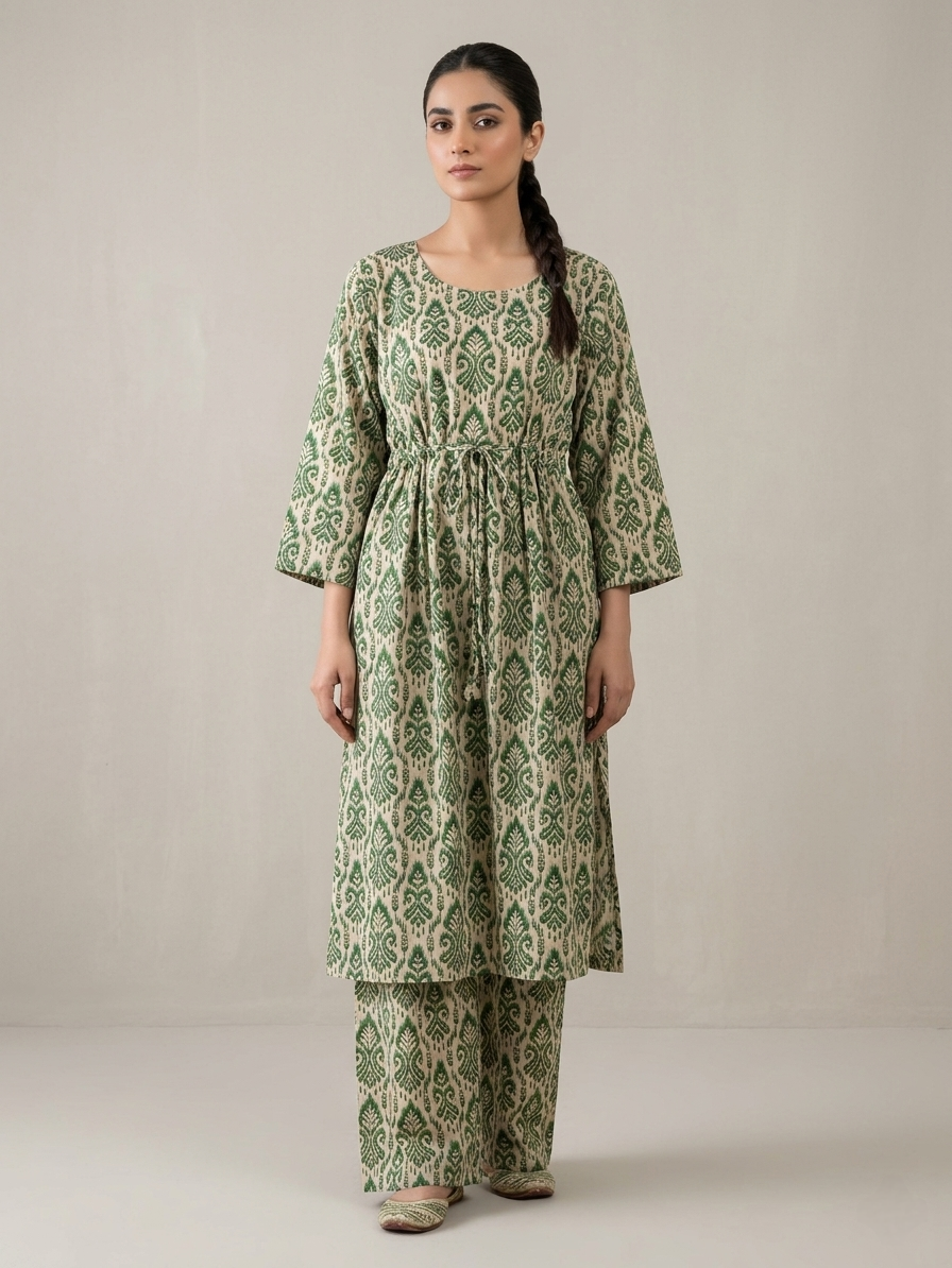 Lawn Stitched Frock