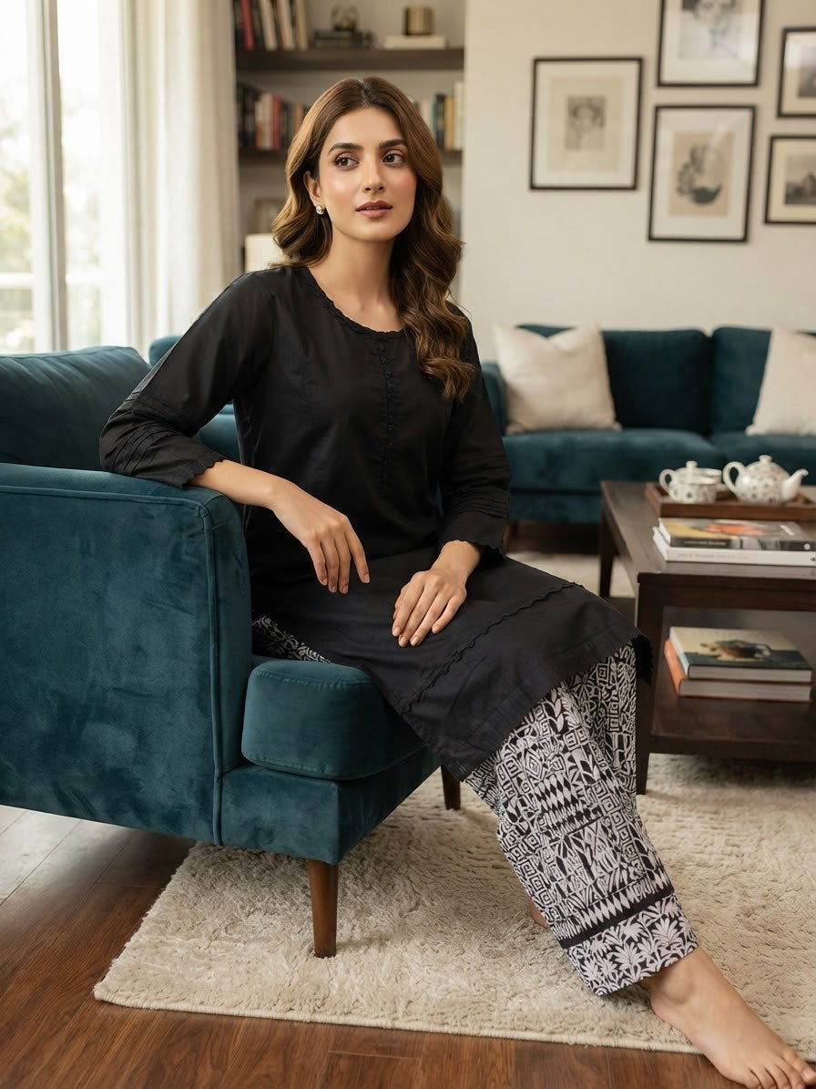 Lawn Farshi Shalwar