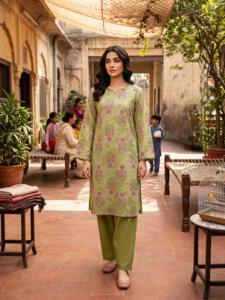 Lawn 2-Piece Stitched