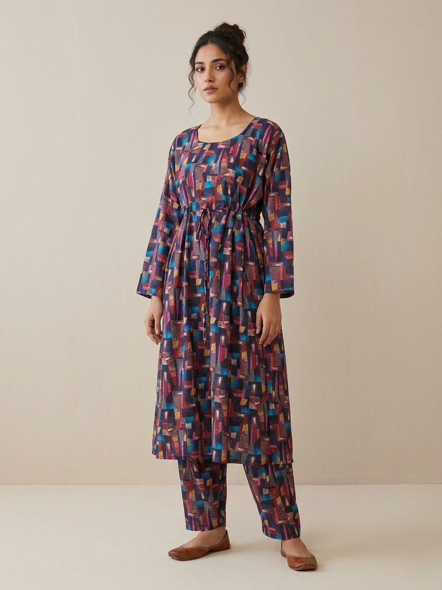 Lawn Stitched Frock