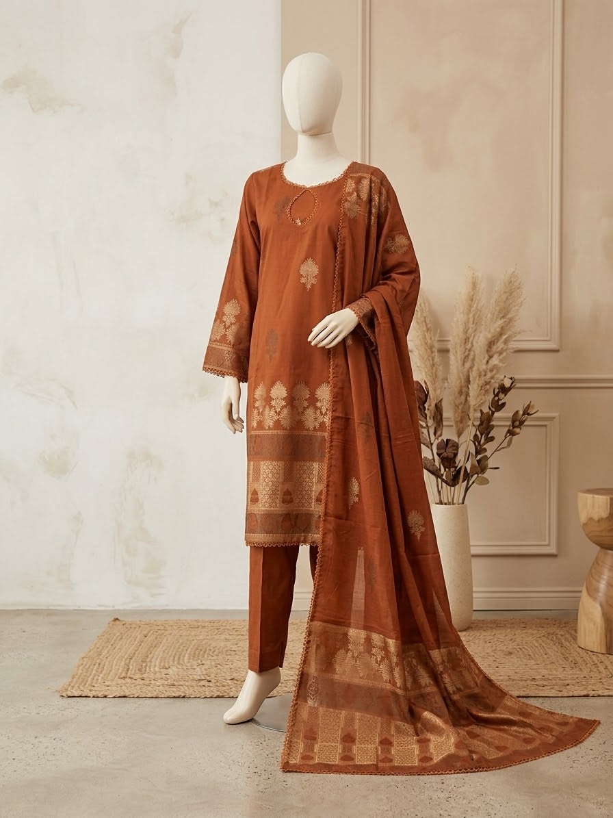 Lawn Jacquard 3-Piece