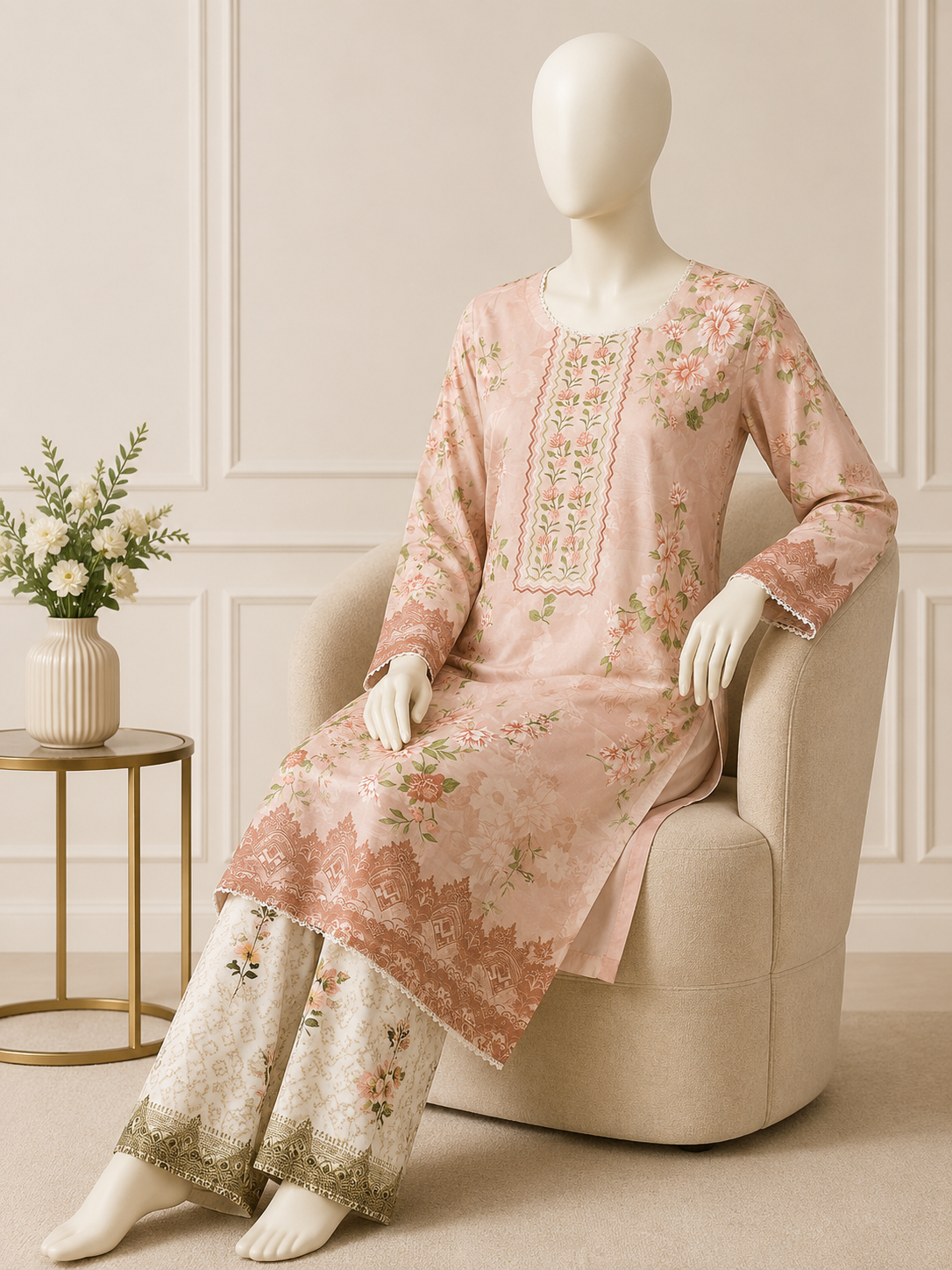 Silk Ready to Wear 2PC