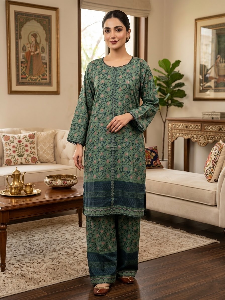 Linen Printed 2PC Co-Ord