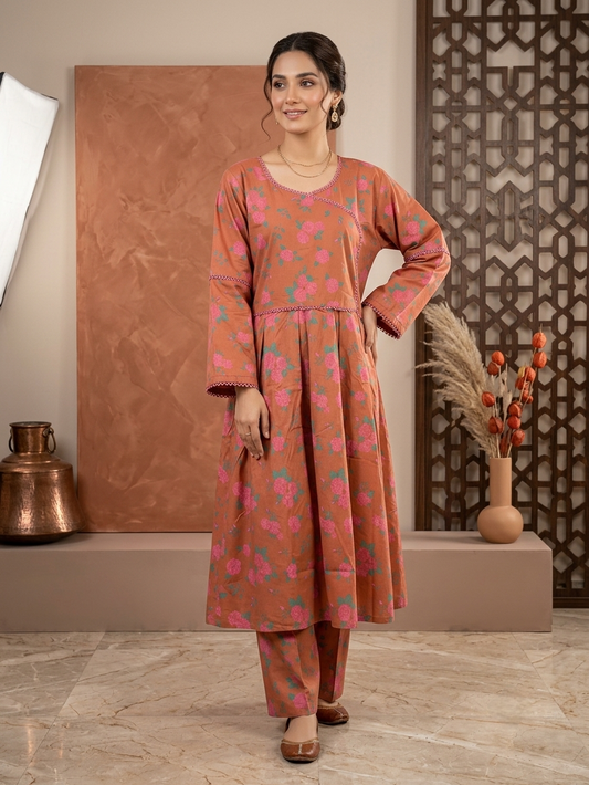 Lawn Stitched Frock
