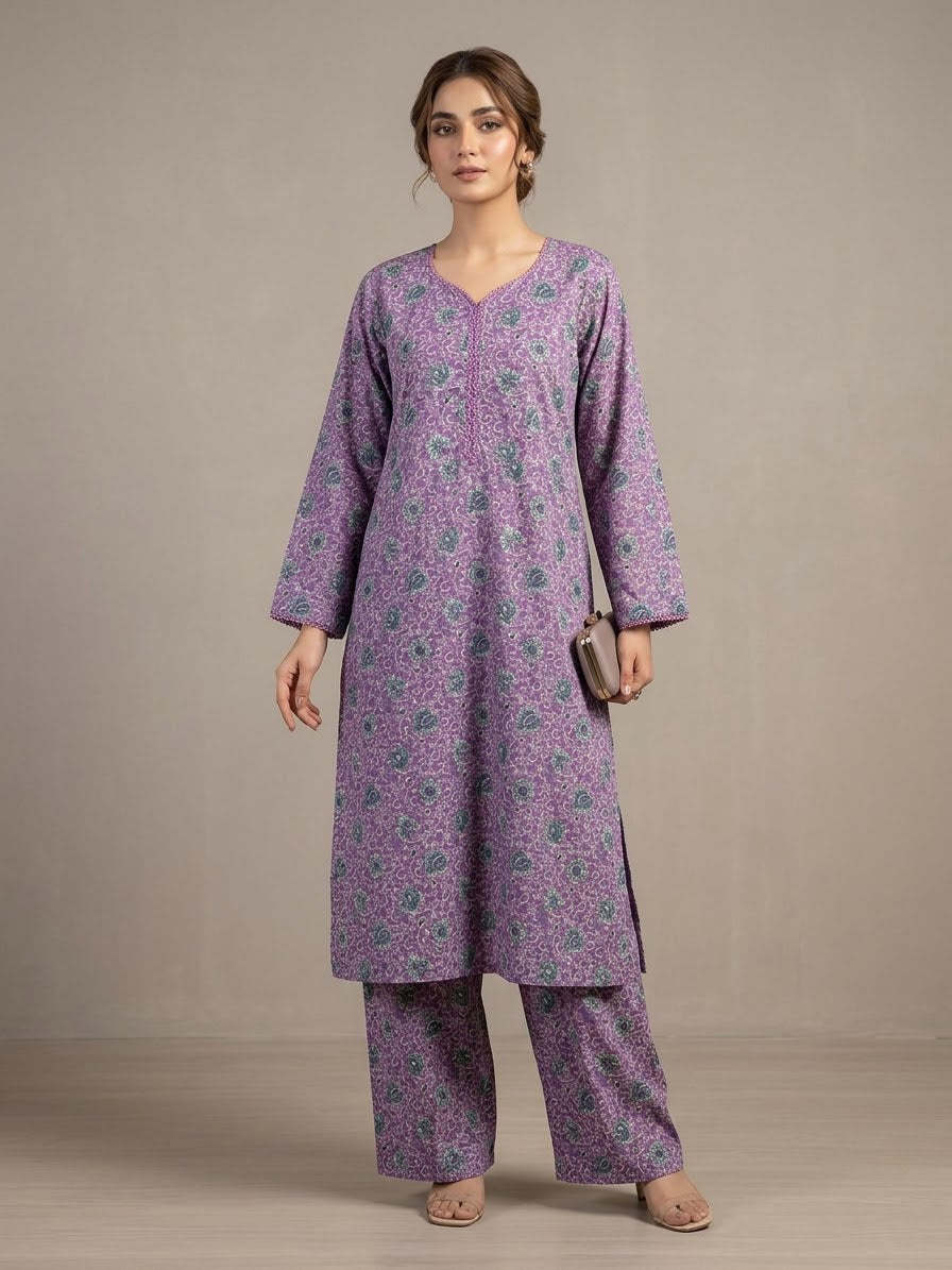Lawn Stitched Frock