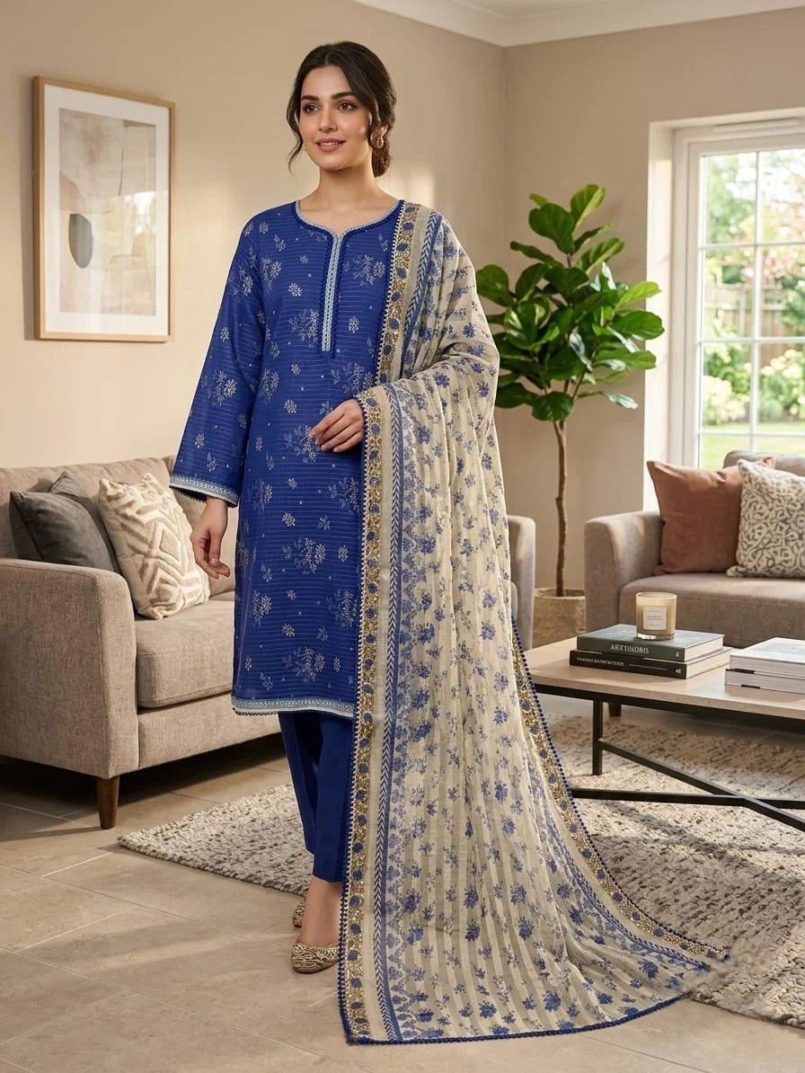 Lawn Printed Stitched