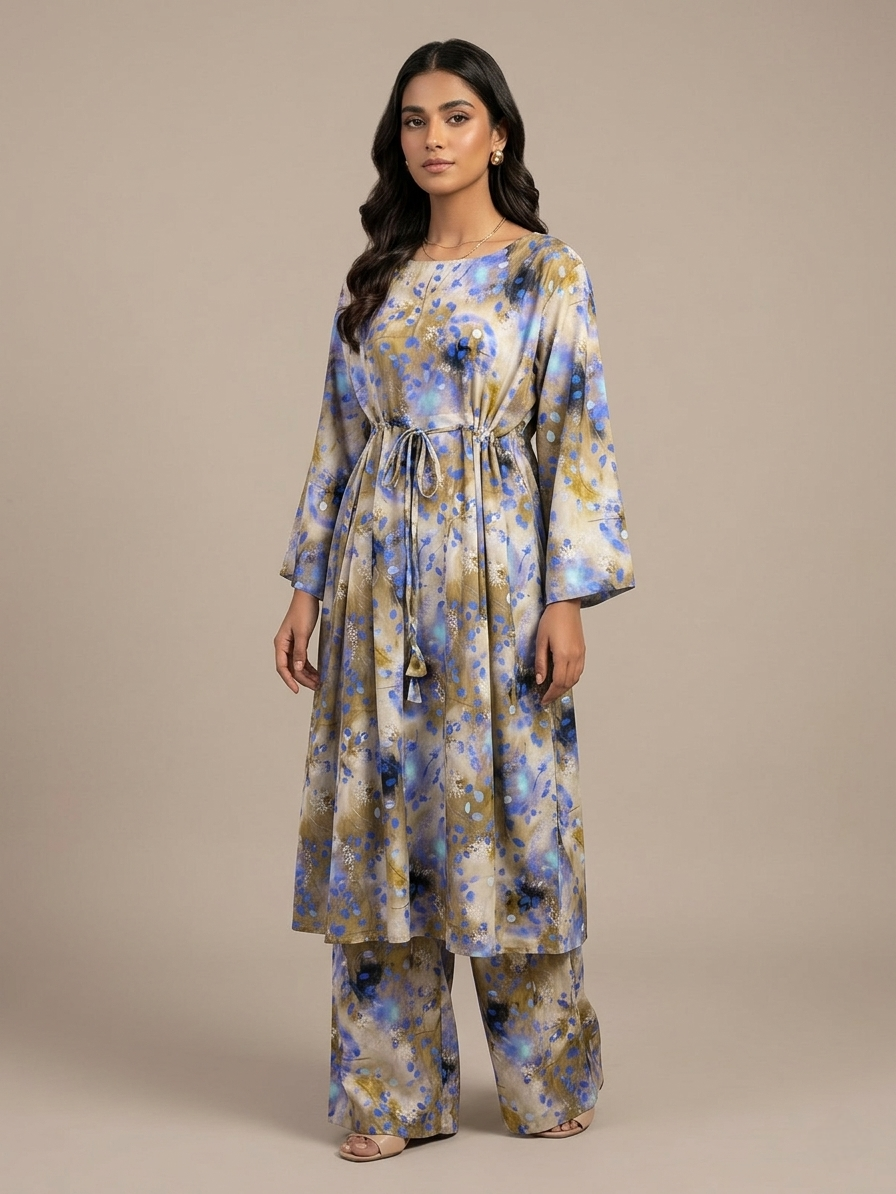 Lawn Stitched Frock
