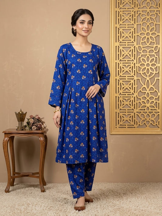Linen Stitched Frock