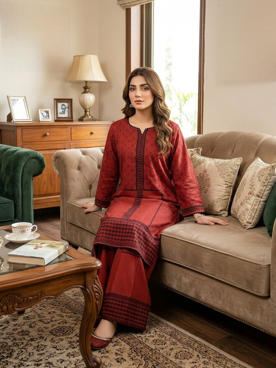 Linen Printed 2PC Co-Ord
