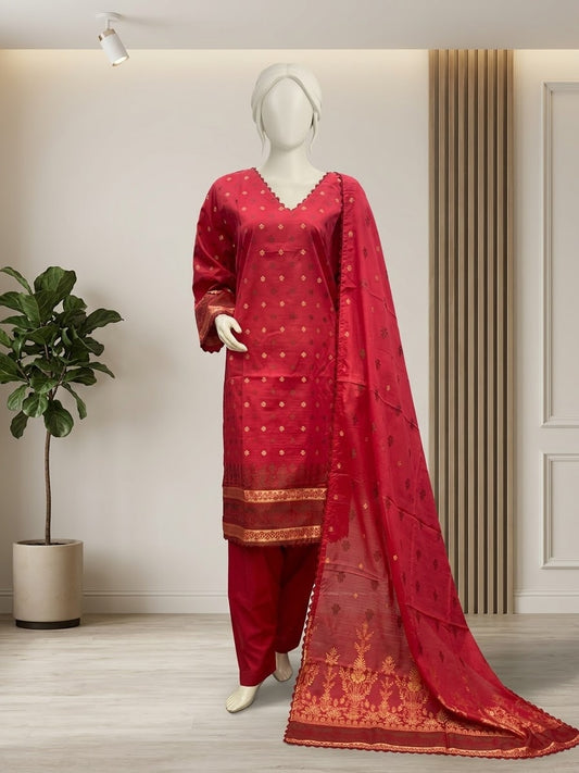 Lawn Jacquard 3-Piece