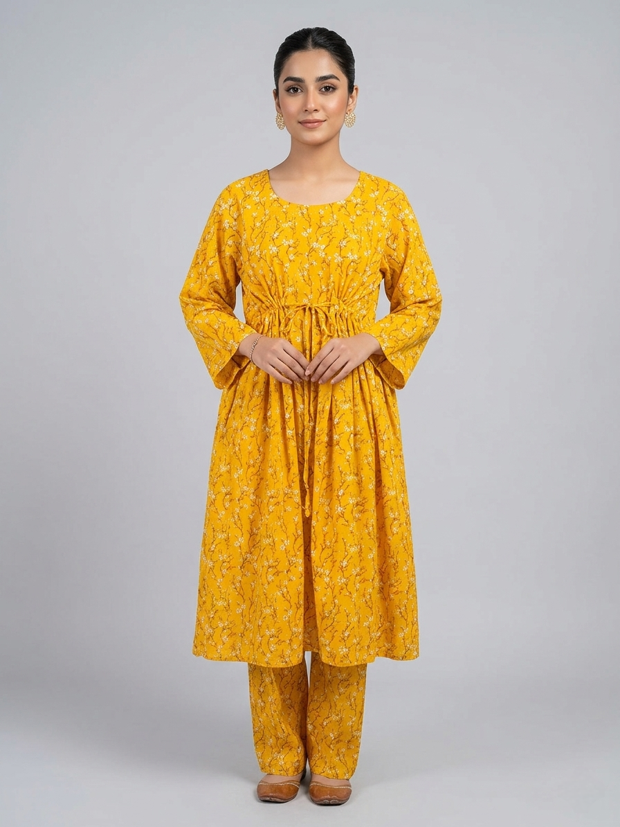 Lawn Stitched Frock