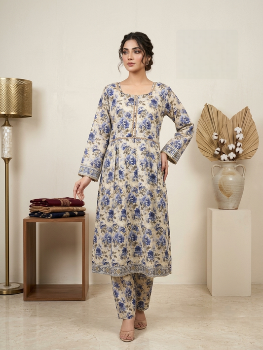 Lawn Stitched Frock