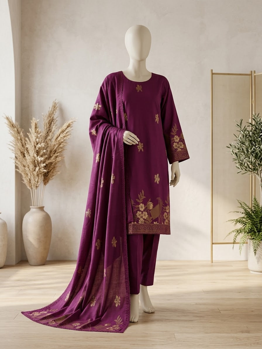Lawn Jacquard 3-Piece