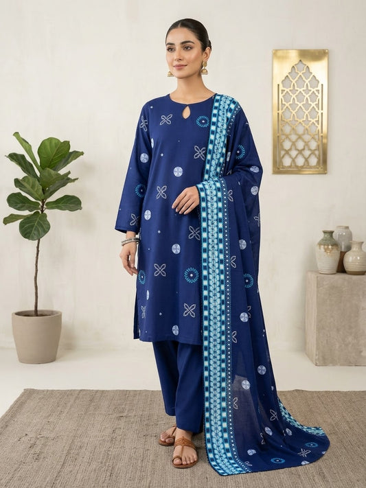 Linen 3-Piece Printed